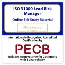 PECB ISO 31000 Lead Risk Manager - Self Study (Online Courseware) - English 2 PECB Exam Attempts Included - Fast Track Training