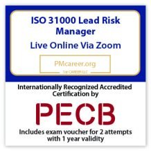 PECB ISO 31000 Lead Risk Manager - Live online Course with 2 PECB Exam Attempts Included. - Fast Track Training