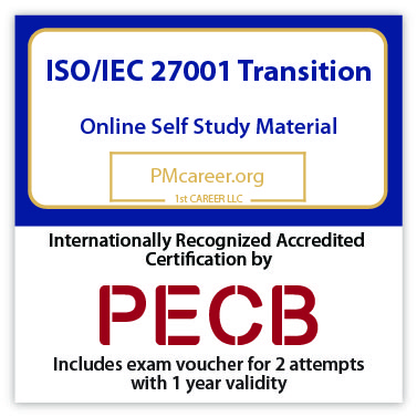 ISO/IEC 27001:2022 Transition Self Study (PDF Courseware) – English – 2 PECB Exam Attempts Included - Fast Track Training 1 ISO/IEC 27001:2022 Transition Self Study (PDF Courseware) – English – 2 PECB Exam Attempts Included - Fast Track Training