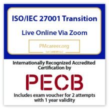 ISO/IEC 27001:2022 Transition Live Online – English – 2 PECB Exam Attempts Included - Fast Track Training