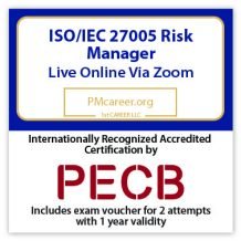 ISO/IEC 27005 Risk Manager – Live Online – English – 2 Exam Attempts Included - Fast Track Training