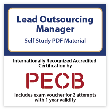 Lead Outsourcing Manager - Self study – English – 2 Exam Attempts Included - Fast Track Training 1 Lead Outsourcing Manager