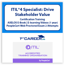 ITIL®4 Specialist: Drive Stakeholder Value eLearning