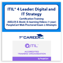 ITIL®4 Leader: Digital and IT Strategy eLearning
