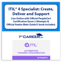 ITIL® 4 Specialist: Create, Deliver and Support (CDS) Live Online