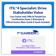 ITIL®4 Specialist: Drive Stakeholder Value (DSV) Live Online