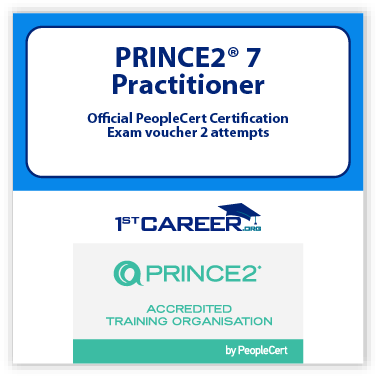 PRINCE2® 7 Practitioner – Official PeopleCert Certification Exam voucher 2 attempts. Code: PRINCE2PR-Ex-2 - Fast Track Training 1 PRINCE2® 7 Practitioner