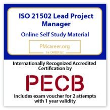 ISO 21502 Lead Project Manager – Self study – English – 2 Exam Attempts Included - Fast Track Training