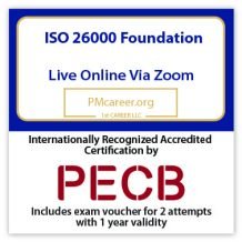 ISO 26000 Foundation -  Live Online – English – 2 Exam Attempts Included - Fast Track Training