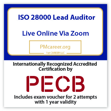 ISO 28000 Lead Auditor - Live Online – English – 2 Exam Attempts Included - Fast Track Training 1 ISO 28000 Lead Auditor - Live Online – English – 2 Exam Attempts Included - Fast Track Training