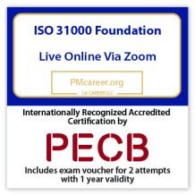 ISO 31000 Foundation – Live Online – English – 2 PECB Exam Attempts Included - Fast Track Training