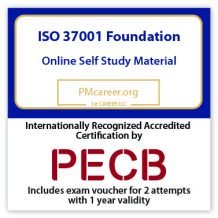 ISO 37001 Foundation – Self Study (PDF Courseware) – English – 2 PECB Exam Attempts Included - Fast Track Training