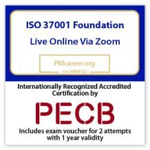 ISO 37001 Foundation – Live Online – English – 2 PECB Exam Attempts Included - Fast Track Training