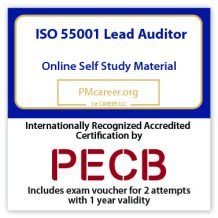ISO 55001 Lead Auditor - Self study – English – 2 Exam Attempts Included - Fast Track Training