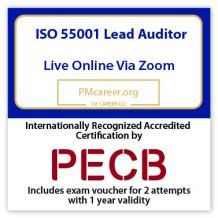 ISO 55001 Lead Auditor -  Live Online – English – 2 Exam Attempts Included - Fast Track Training