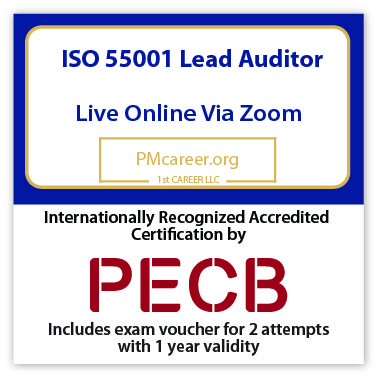 ISO 55001 Lead Auditor - Live Online – English – 2 Exam Attempts Included - Fast Track Training 1 ISO 55001 Lead Auditor - Live Online – English – 2 Exam Attempts Included - Fast Track Training