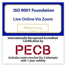 ISO 9001 Foundation - Live Online – English – 2 Exam Attempts Included - Fast Track Training