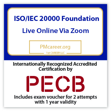 ISO/IEC 20000 Foundation - Live Online - English - 2 Exam Attempts Included - Fast Track Training 1 ISO/IEC 20000 Foundation - Live Online - English - 2 Exam Attempts Included - Fast Track Training