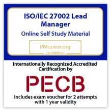 ISO/IEC 27002 Lead Manager – Self study – English – 2 Exam Attempts Included - Fast Track Training