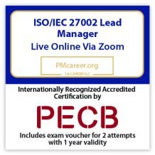 ISO/IEC 27002 Lead Manager – Live Online – English – 2 Exam Attempts Included - Fast Track Training