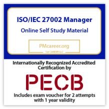 ISO/IEC 27002 Manager – Self study – English – 2 Exam Attempts Included - Fast Track Training