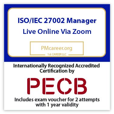 ISO/IEC 27002 Manager – Live Online – English – 2 Exam Attempts Included - Fast Track Training 1 ISO/IEC 27002 Manager – Live Online – English – 2 Exam Attempts Included - Fast Track Training