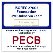 ISO/IEC 27005 Foundation – Live Online – English – 2 Exam Attempts Included - Fast Track Training