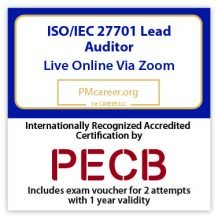 ISO/IEC 27701 Lead Auditor – Live Online – English – 2 Exam Attempts Included - Fast Track Training