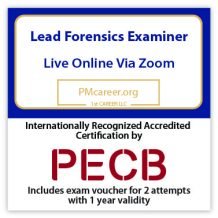 Lead Forensics Examiner – Live Online – English – 2 Exam Attempts Included - Fast Track Training