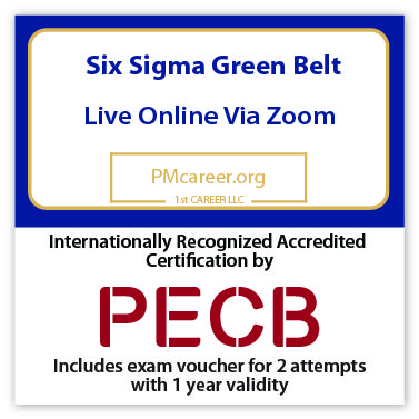 Six Sigma Green Belt – Live Online – English – 2 Exam Attempts Included - Fast Track Training 1 Six Sigma Green Belt – Live Online – English – 2 Exam Attempts Included - Fast Track Training