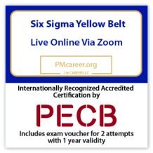 Six Sigma Yellow Belt – Live Online – English – 2 Exam Attempts Included - Fast Track Training