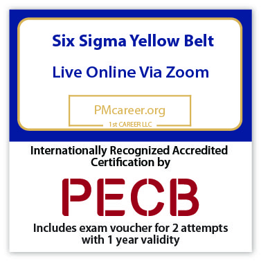 Six Sigma Yellow Belt – Live Online – English – 2 Exam Attempts Included - Fast Track Training 1 Six Sigma Yellow Belt – Live Online – English – 2 Exam Attempts Included - Fast Track Training