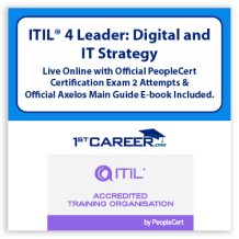 ITIL®4 Leader: Digital and IT Strategy (DITS) – Live Online