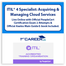 ITIL®4 Specialist: Acquiring & Managing Cloud Services (AMCS) Live Online