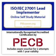 PECB ISO/IEC 27001:2022 Lead Implementer - Self Study (PDF Courseware) - French - 2 PECB Exam Attempts Included - Fast Track Training