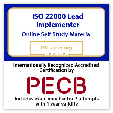 PECB ISO 22000 Lead Implementer Self Study in English - Fast Track Training 1 PECB ISO 22000 Lead Implementer Self Study in English - Fast Track Training