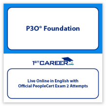 P3O® Foundation Live Online in English with Official PeopleCert