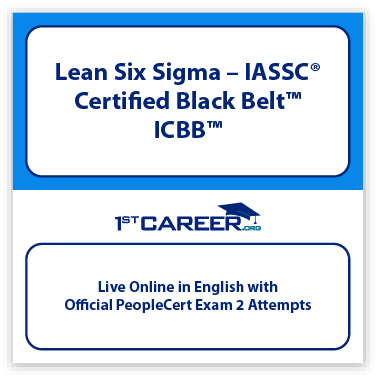 Lean Six Sigma – IASSC® Certified Black Belt™ ICBB™ Live Online in English. - Fast Track Training 1 Lean Six Sigma – IASSC® Certified Black Belt™ ICBB™