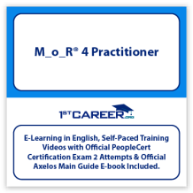 M_o_R® 4 Practitioner E-learning Self-Paced Training Videos and Official PeopleCert
