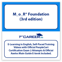 M_o_R® Foundation (3rd edition) E-learning Self-Paced Training Videos and Official PeopleCert