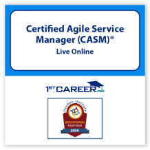 Certified Agile Service Manager (CASM)® Live Online.