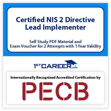 NIS 2 Directive Lead Implementer Self Study in English - Fast Track Training 1 NIS 2 Directive Lead Implementer Self Study in English