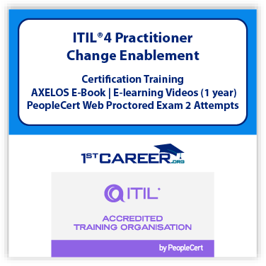 ITIL® 4 Practitioner: Change Enablement eLearning Course with Official PeopleCert Exam 2 attempts & AXELOS eBook – IT Career Certification. - Fast Track Training 1 ITIL® 4 Practitioner: Change Enablement E-Learning