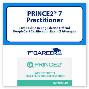 PRINCE2® 7 Practitioner Live Online in English and Official PeopleCert Certification Exam 2 Attempts. Course code: 1st-PRINCE2 7PR-L-2 - Fast Track Training 1 PRINCE2® 7 Practitioner Live Online