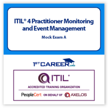 ITIL 4 Practitioner: Monitoring and Event Management Mock exam A.
