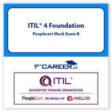 ITIL 4 Foundation Peoplecert Mock Exam B