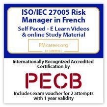 ISO/IEC 27005 Risk Manager – E-Learning in French– 2 Exam Attempts Included - Fast Track Training