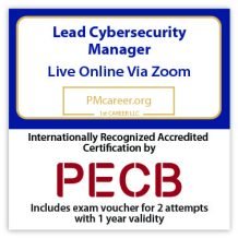 ISO/IEC Lead Cybersecurity Manager - Live Online - English - 2 Exam Attempts Included - Fast Track Training