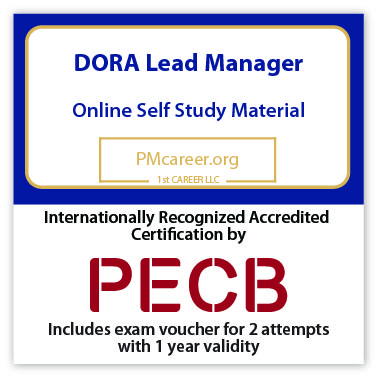 DORA Lead Manager – Self study – English – 2 Exam Attempts Included - Fast Track Training 1 DORA Lead Manager – Self study – English – 2 Exam Attempts Included - Fast Track Training