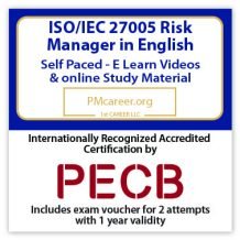 ISO/IEC 27005 Risk Manager – E-Learning in English – 2 Exam Attempts Included - Fast Track Training